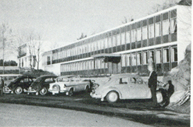 Bilde av Moland rådhus i 1962